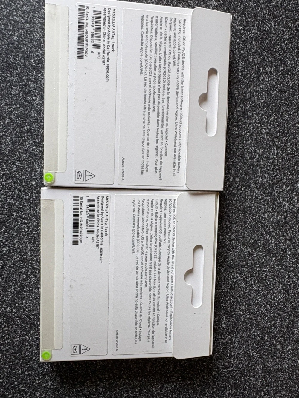 Apple White AirTag Tracker (2-Pack)
